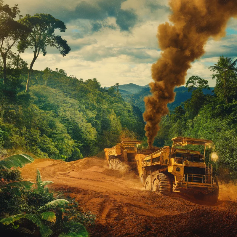 L’extraction de l’or dans l’Amazonie libère une bombe climatique silencieuse 🌍